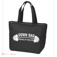 Down Bad Crying At The Gym Tote Bag thumb 3