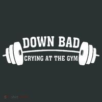 Down Bad Crying At The Gym Infant Baby Jersey Bodysuit thumb 2