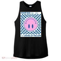Down Bad Crying At The Gym Gift Ladies PosiCharge Tri-Blend Wicking Tank thumb 0