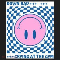 Down Bad Crying At The Gym Gift Women's Sweatshirt thumb 2