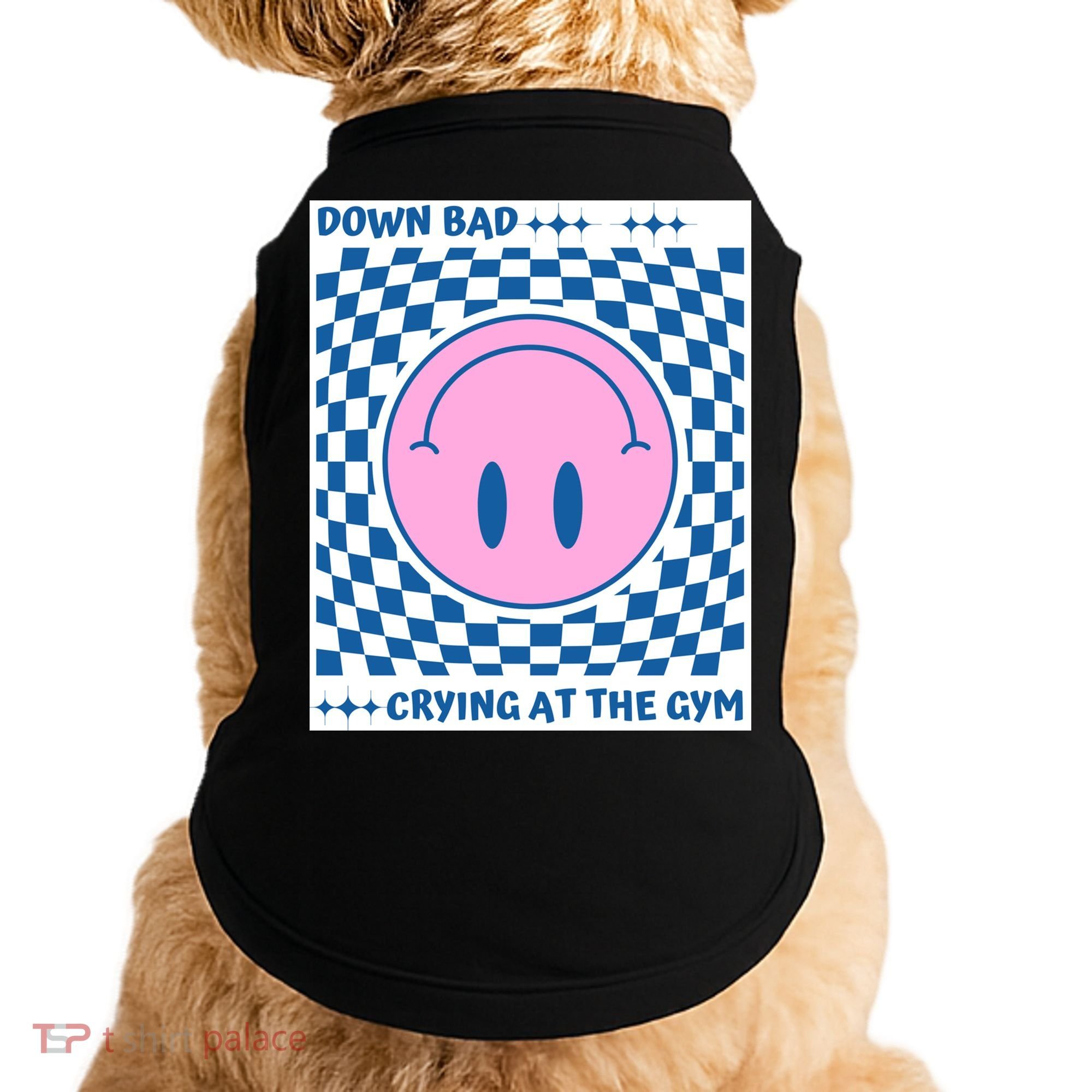 Down Bad Crying At The Gym Gift Doggie Tank
