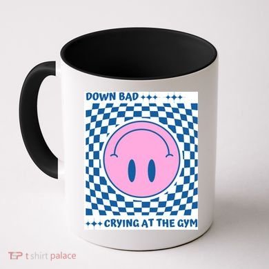 Down Bad Crying At The Gym Gift Coffee Mug