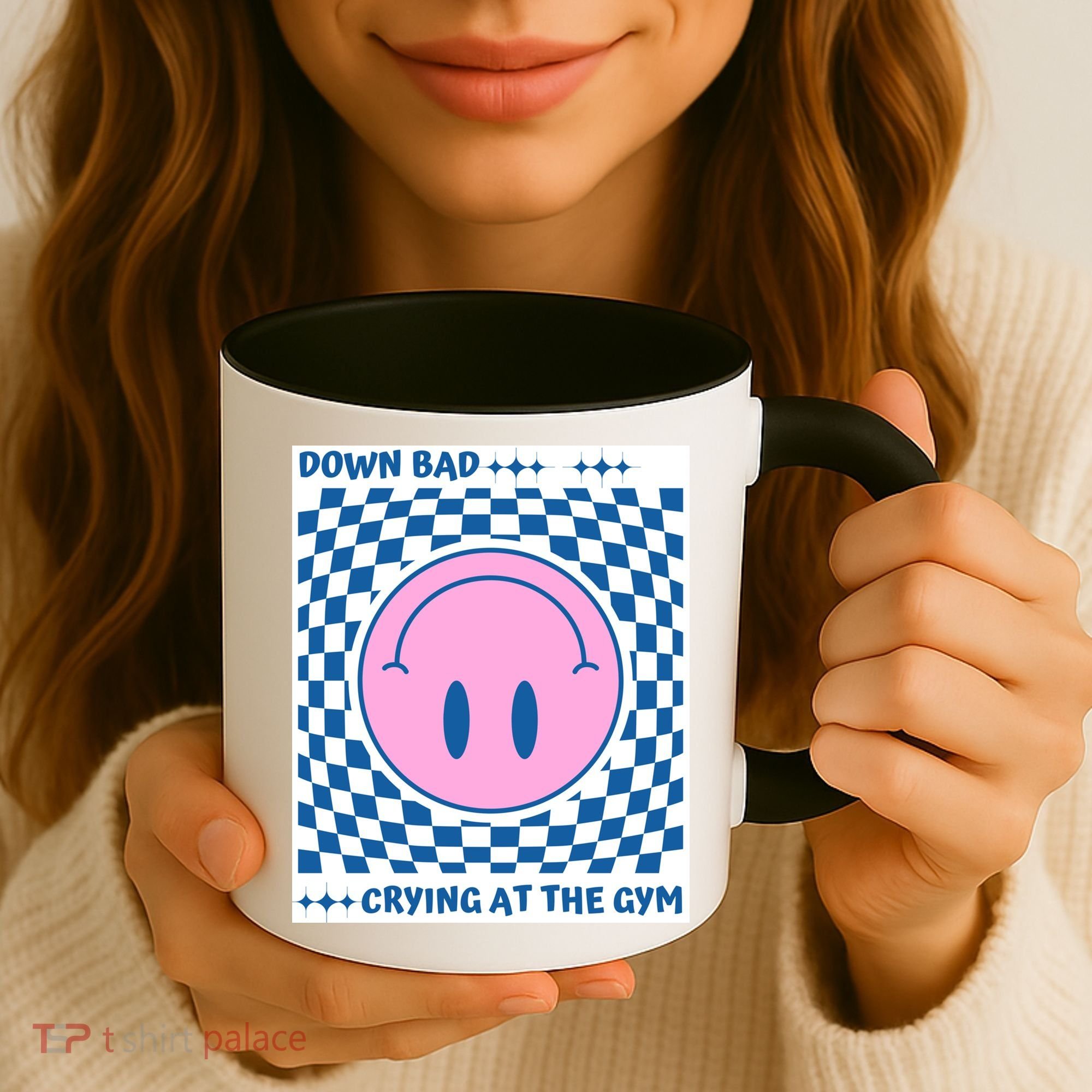 Down Bad Crying At The Gym Gift Coffee Mug