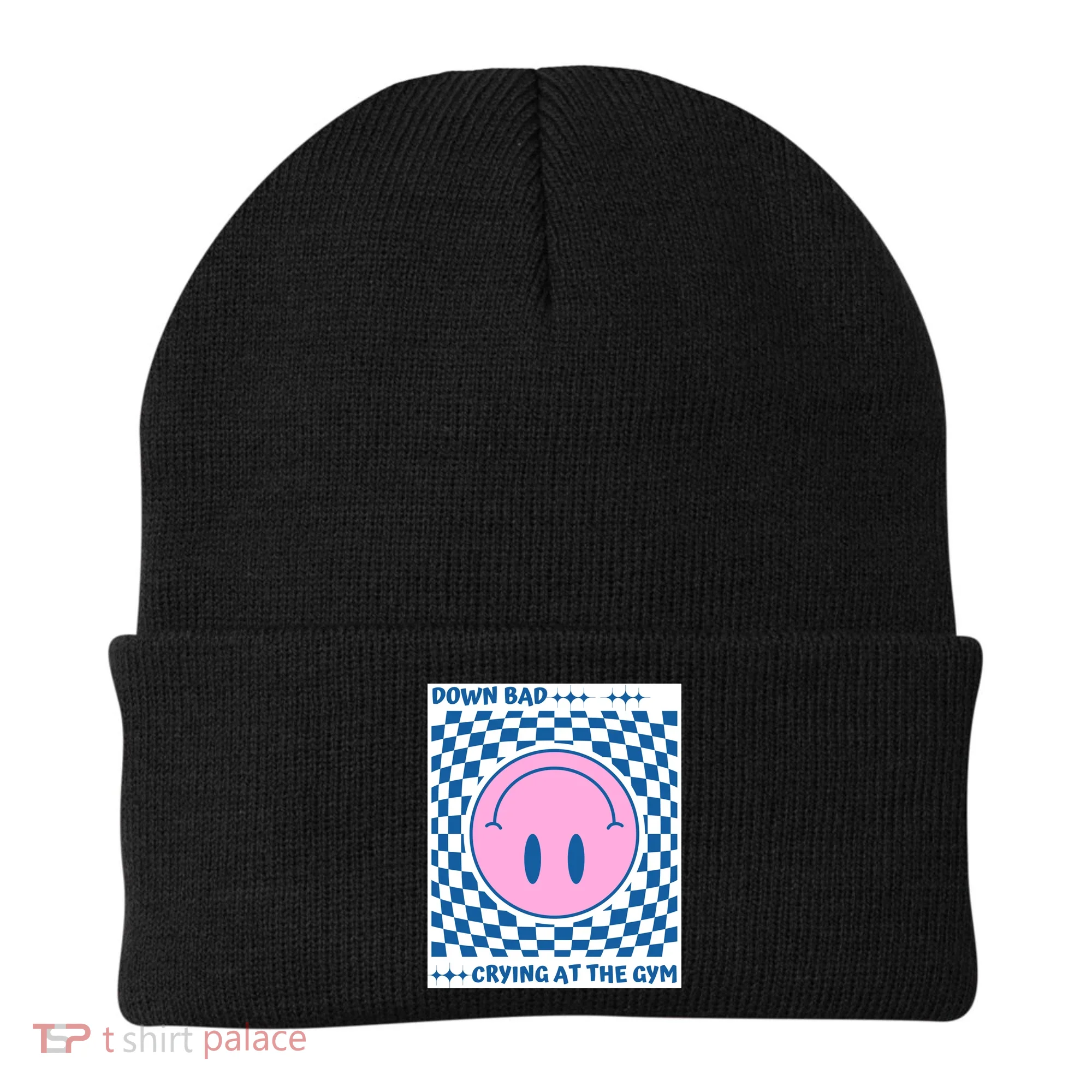 Down Bad Crying At The Gym Gift Beanie