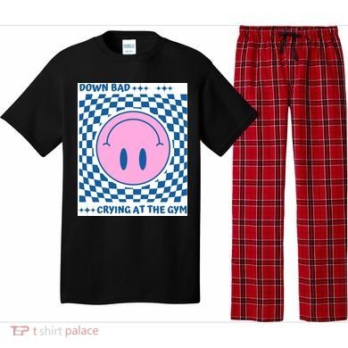 Down Bad Crying At The Gym Gift Pajama Set