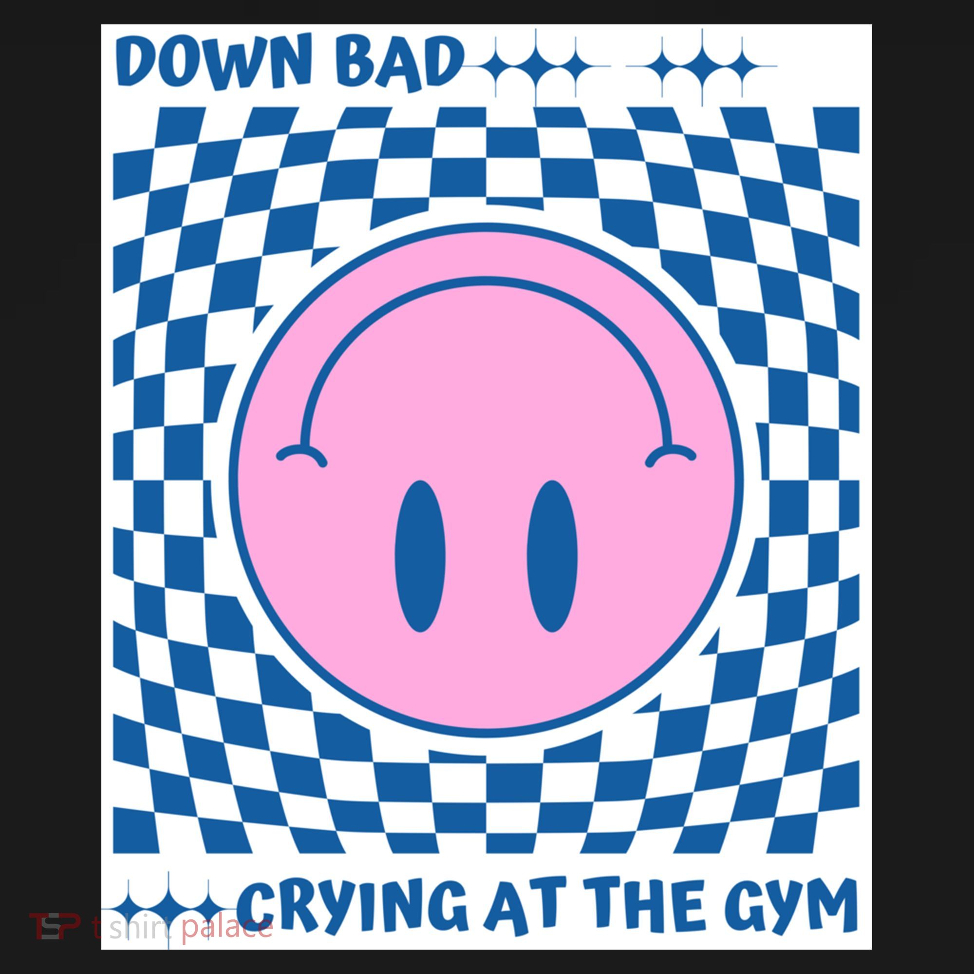 Down Bad Crying At The Gym Gift Pajama Set