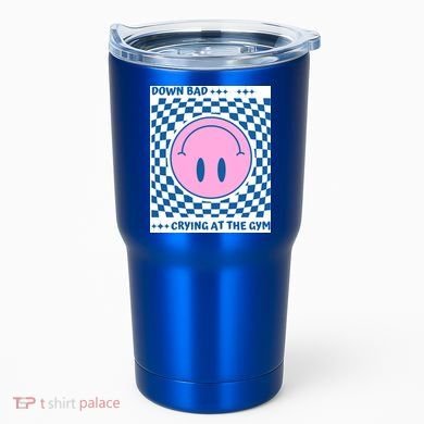 Down Bad Crying At The Gym Gift Tumbler