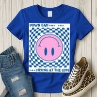 Down Bad Crying At The Gym Gift Women's T-Shirt thumb 3