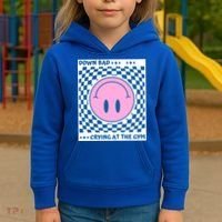 Down Bad Crying At The Gym Gift Kids Hoodie thumb 3