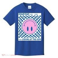 Down Bad Crying At The Gym Gift Kids T-Shirt thumb 0