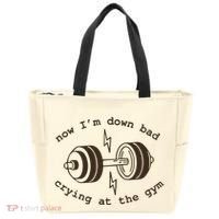 Down Bad Crying At The Gym Tote Bag thumb 0