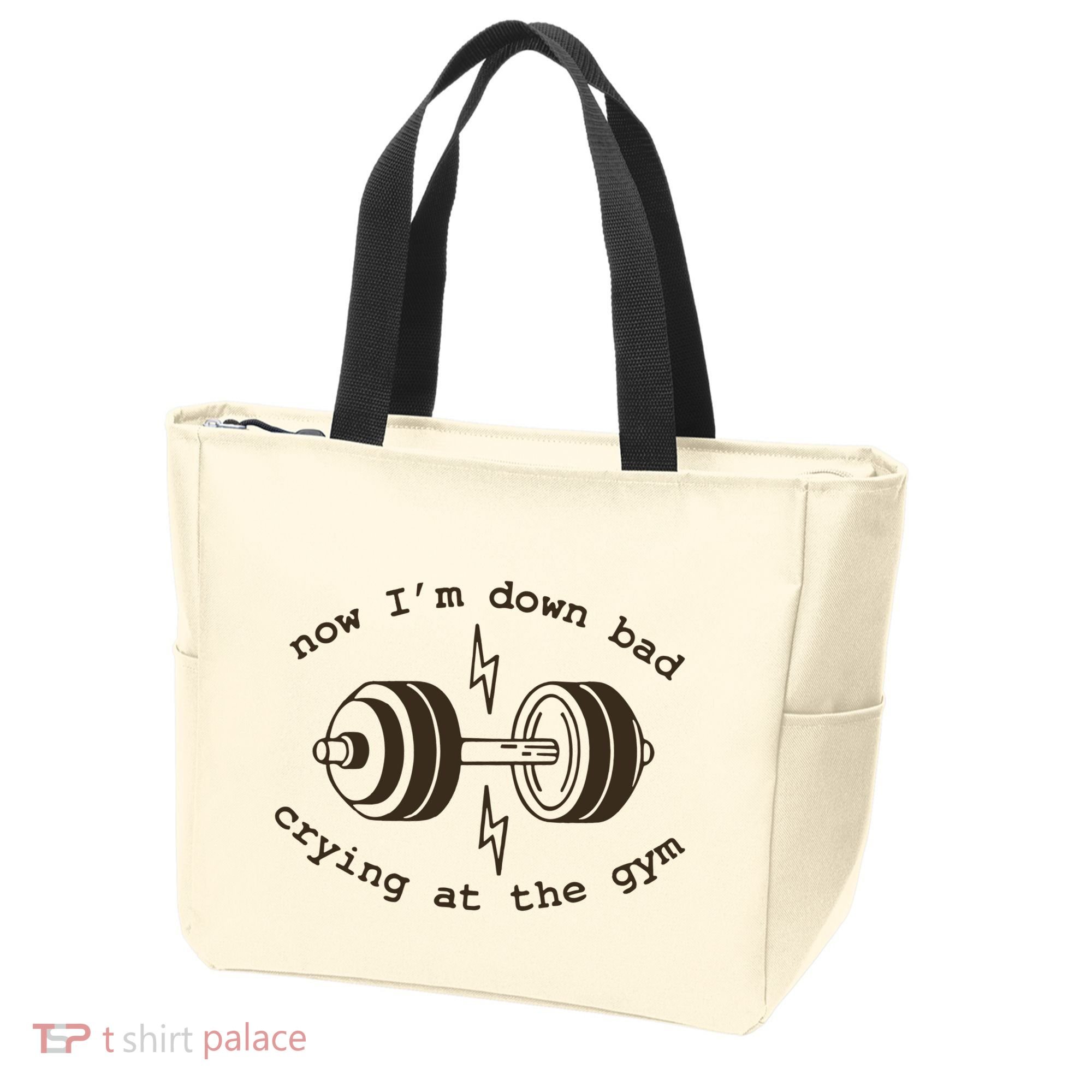 Down Bad Crying At The Gym Tote Bag