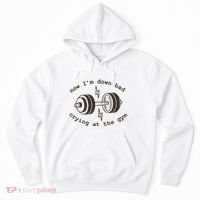 Down Bad Crying At The Gym Hoodie thumb 0