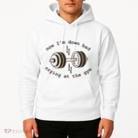 Down Bad Crying At The Gym Hoodie thumb 2