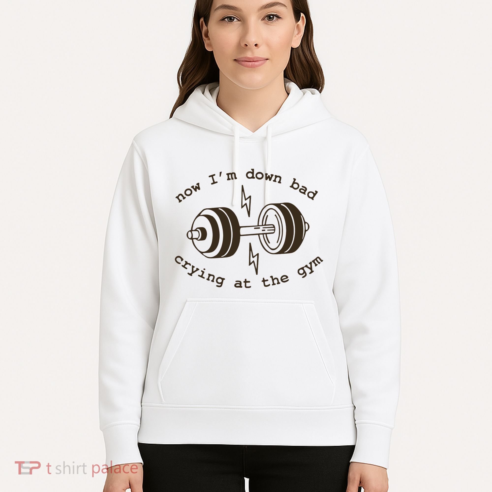 Down Bad Crying At The Gym Hoodie
