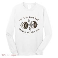 Down Bad Crying At The Gym Long Sleeve Shirt thumb 0