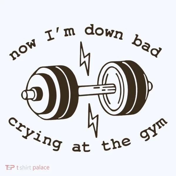 Down Bad Crying At The Gym Bucket Hat