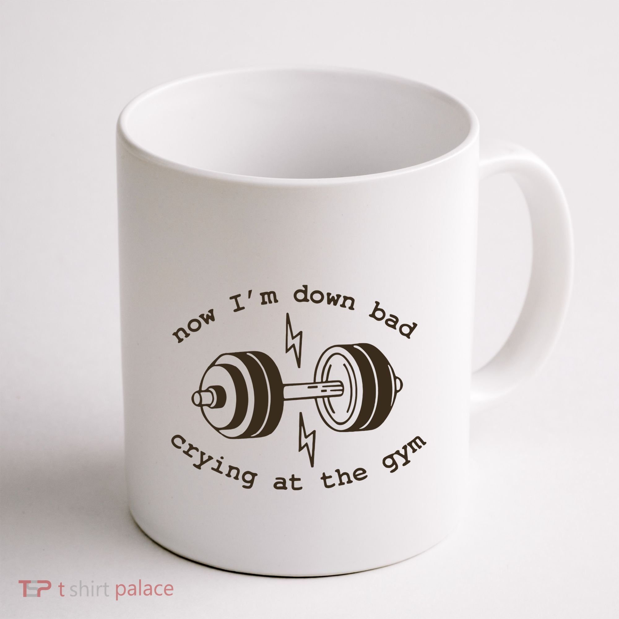 Down Bad Crying At The Gym Coffee Mug