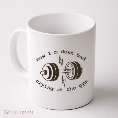 Down Bad Crying At The Gym Coffee Mug