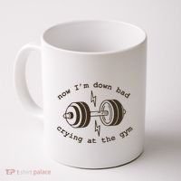 Down Bad Crying At The Gym Coffee Mug thumb 0