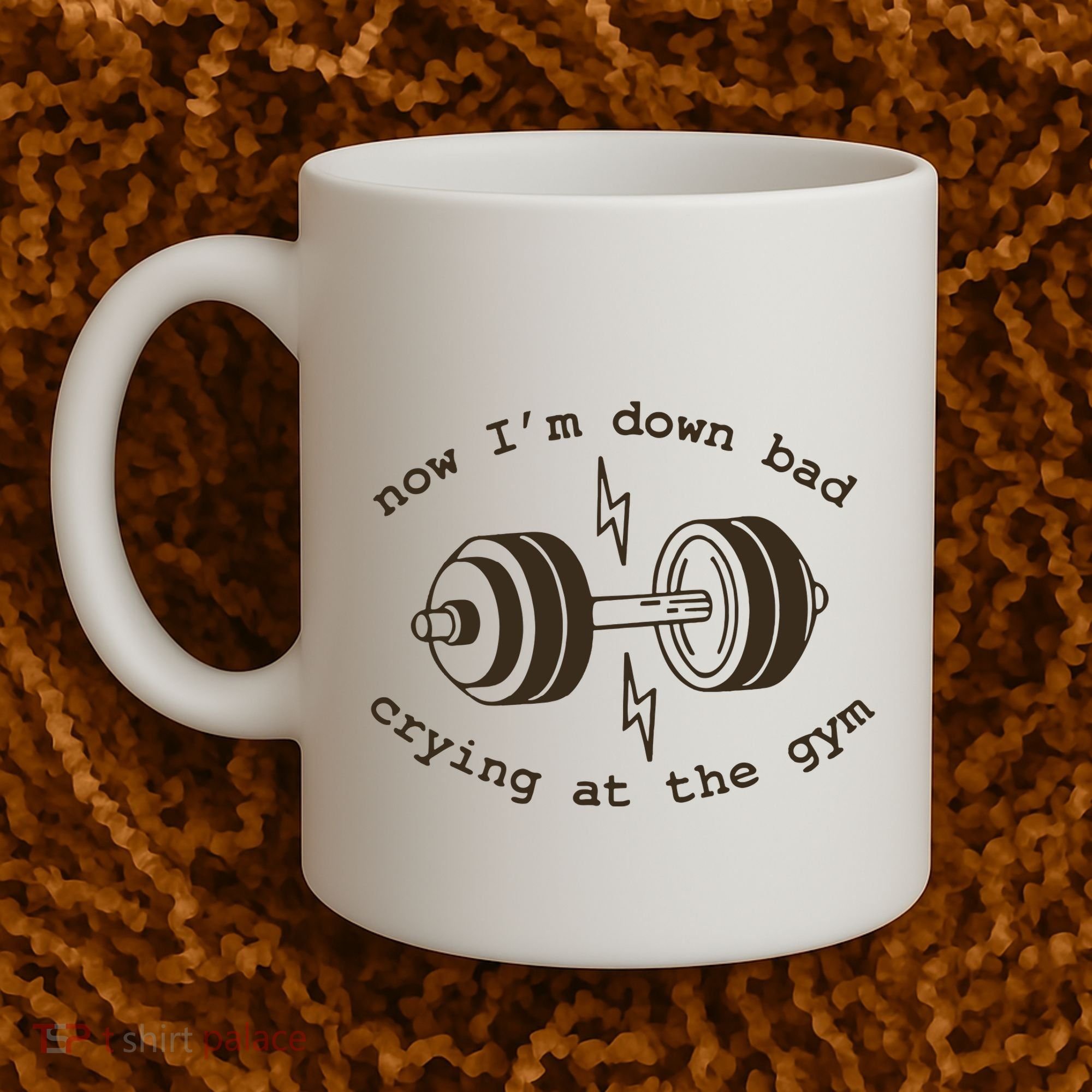 Down Bad Crying At The Gym Coffee Mug