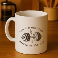 Down Bad Crying At The Gym Coffee Mug thumb 4