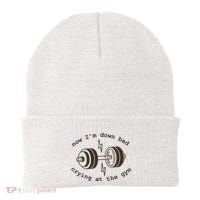 Down Bad Crying At The Gym Beanie thumb 0