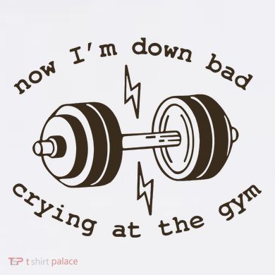 Down Bad Crying At The Gym Pajama Set