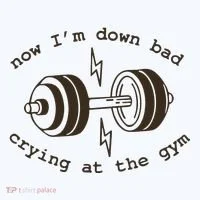 Down Bad Crying At The Gym Women's Hoodie thumb 2