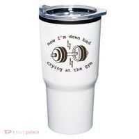 Down Bad Crying At The Gym Tumbler thumb 0