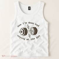 Down Bad Crying At The Gym Tank Top thumb 2