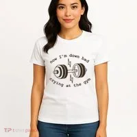 Down Bad Crying At The Gym Women's T-Shirt thumb 4