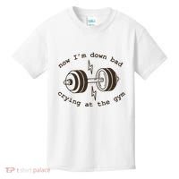 Down Bad Crying At The Gym Kids T-Shirt thumb 0