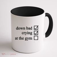 Down Bad Crying At The Gym Coffee Mug thumb 1