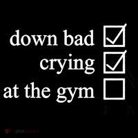 Down Bad Crying At The Gym Coaster thumb 2