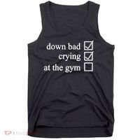 Down Bad Crying At The Gym Tank Top thumb 0