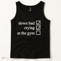 Down Bad Crying At The Gym Tank Top thumb 2