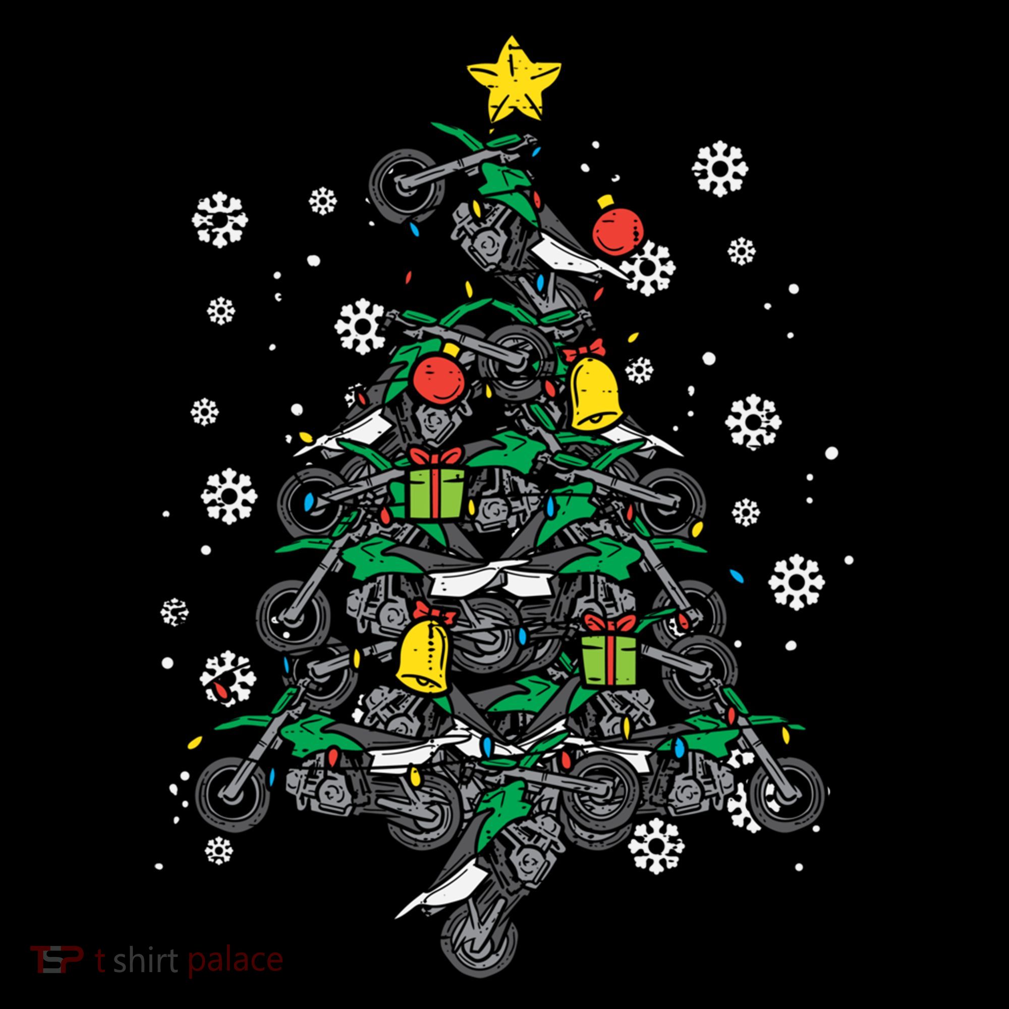 Dirt Bikes Christmas Tree Xmas Pajamas Pjs Motocross Boy Great Gift Coffee Mug