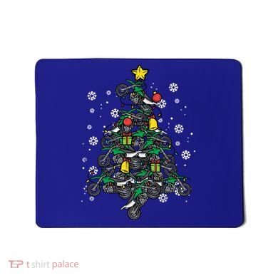 Dirt Bikes Christmas Tree Xmas Pajamas Pjs Motocross Boy Great Gift Mousepad