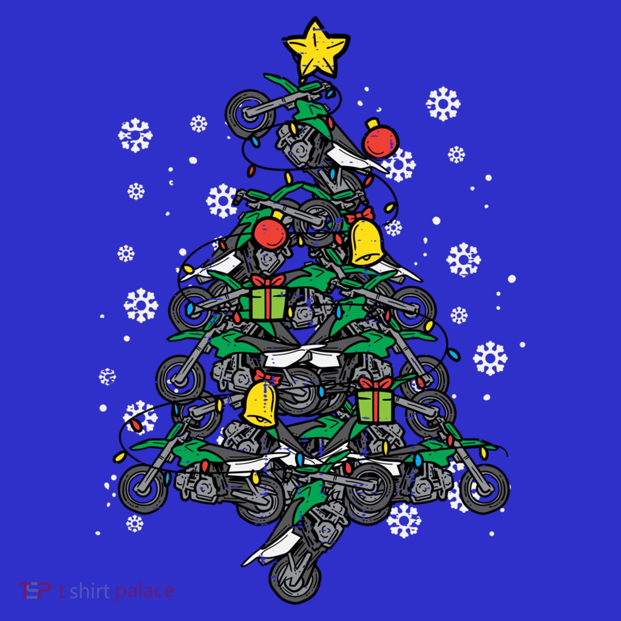 Dirt Bikes Christmas Tree Xmas Pajamas Pjs Motocross Boy Great Gift Women's Tank Top