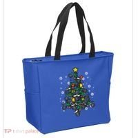Dirt Bikes Christmas Tree Xmas Pajamas Pjs Motocross Boy Great Gift Tote Bag thumb 2