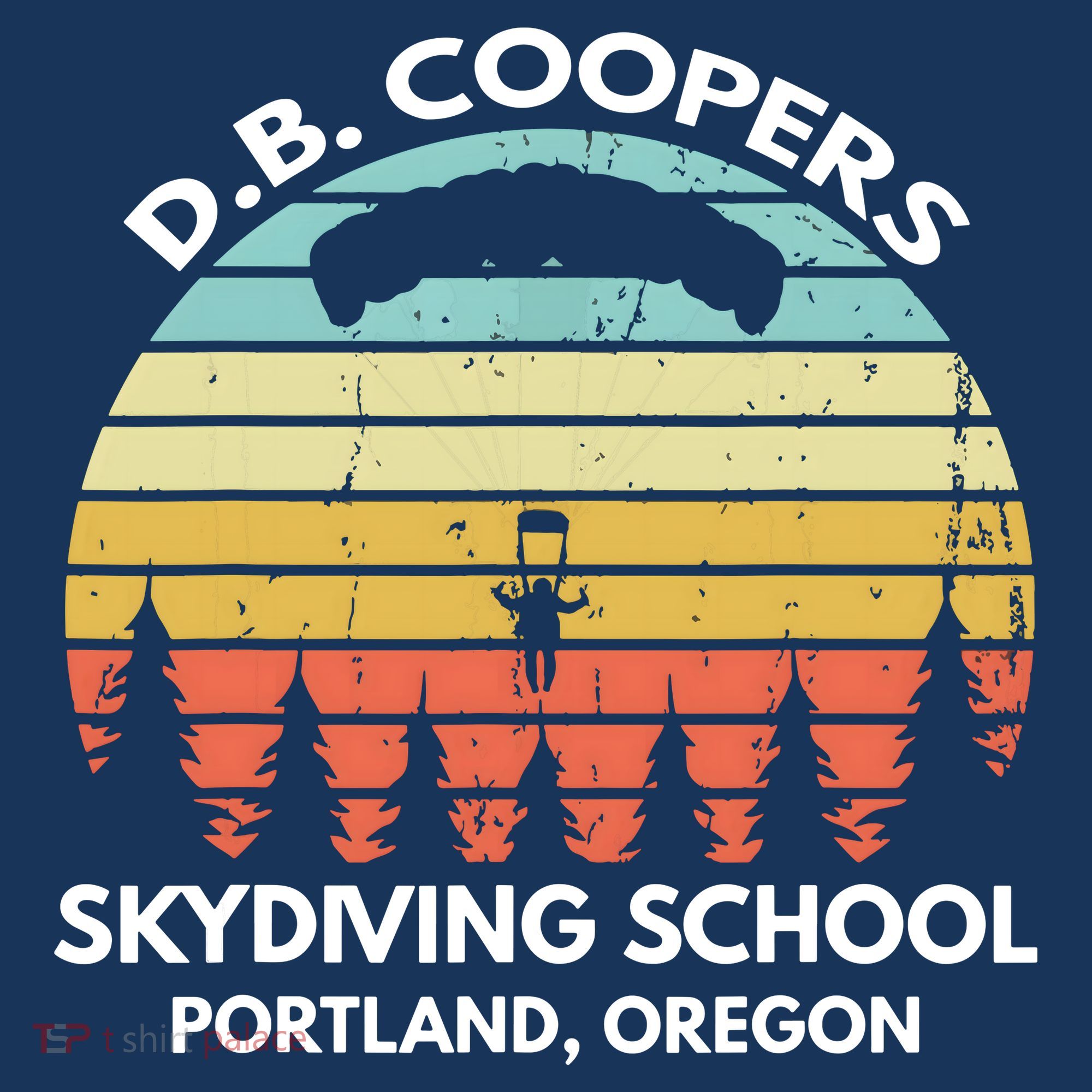 D. B. Coopers Skydiving School Portland, Oregon Funny Hoodie