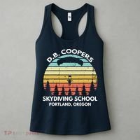 D. B. Coopers Skydiving School Portland, Oregon Funny Women's Tank Top thumb 3