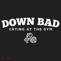 Down Bad Crying At The Gym Women's Sweatshirt thumb 2