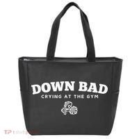 Down Bad Crying At The Gym Tote Bag thumb 0