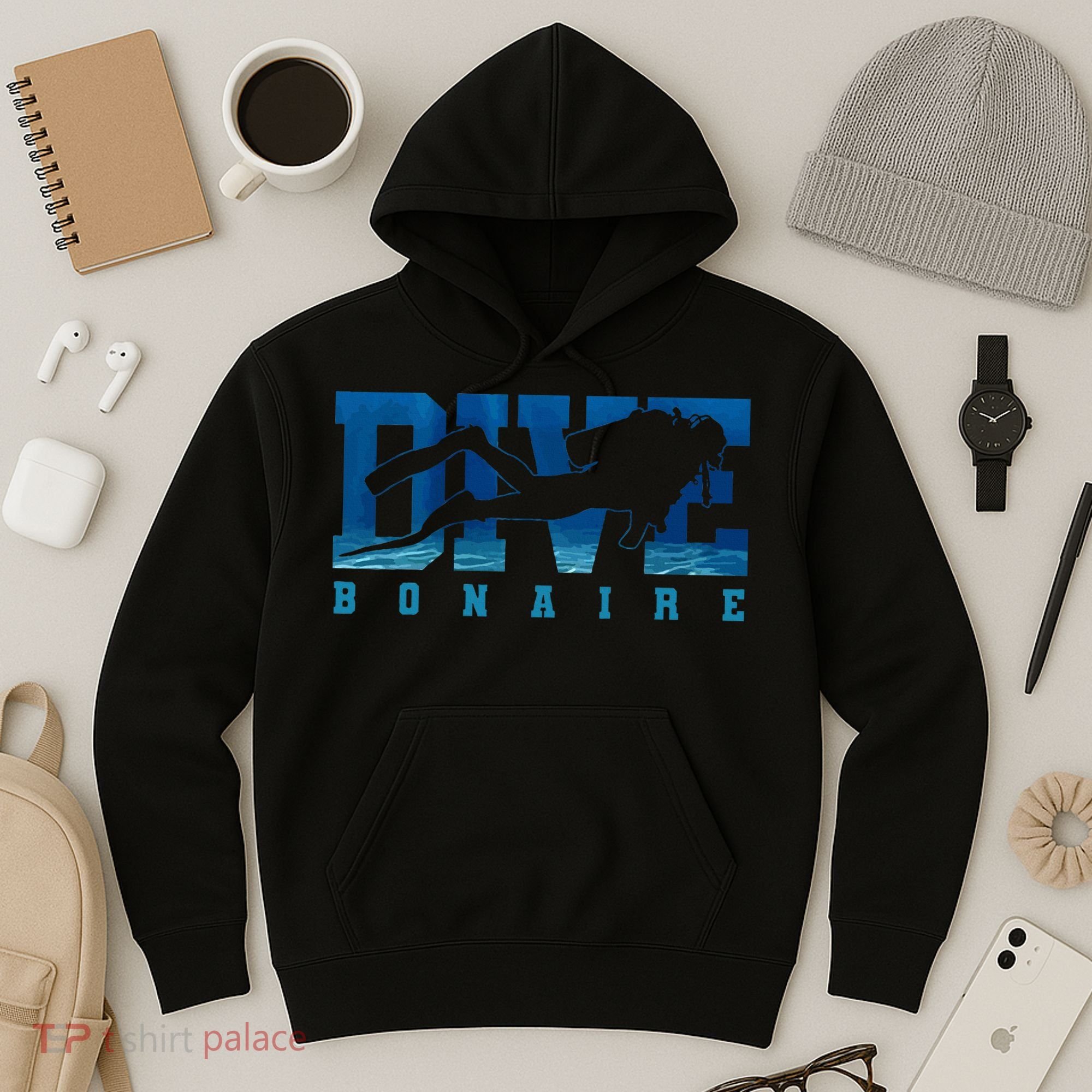Diver Bonaire Caribbean Islands Souvenir Gift For Diver Hoodie