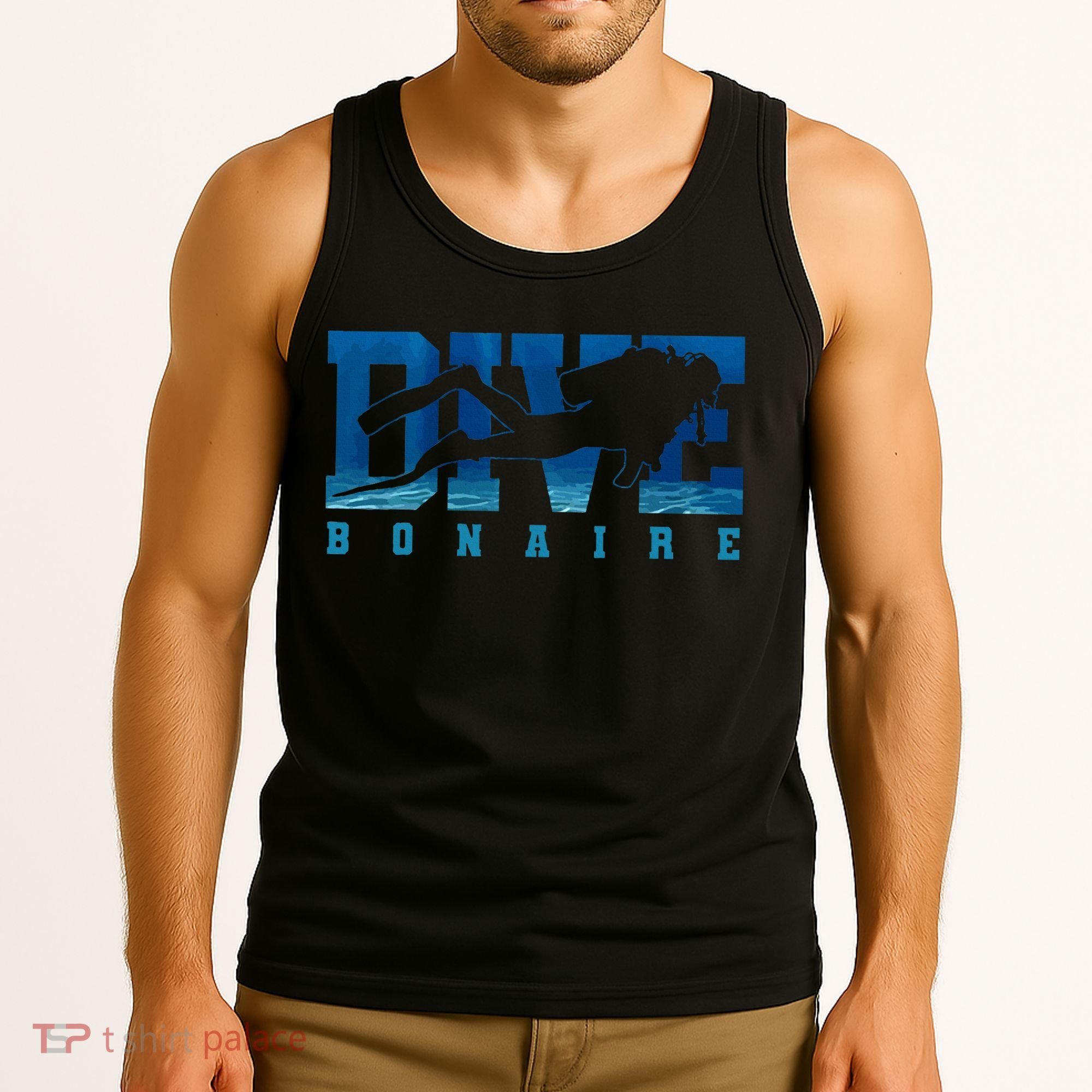 Diver Bonaire Caribbean Islands Souvenir Gift For Diver Tank Top