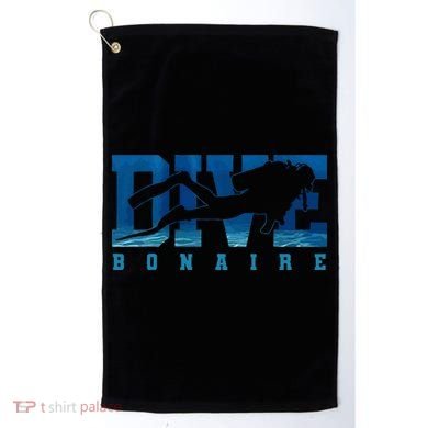 Diver Bonaire Caribbean Islands Souvenir Gift For Diver Golf Towel