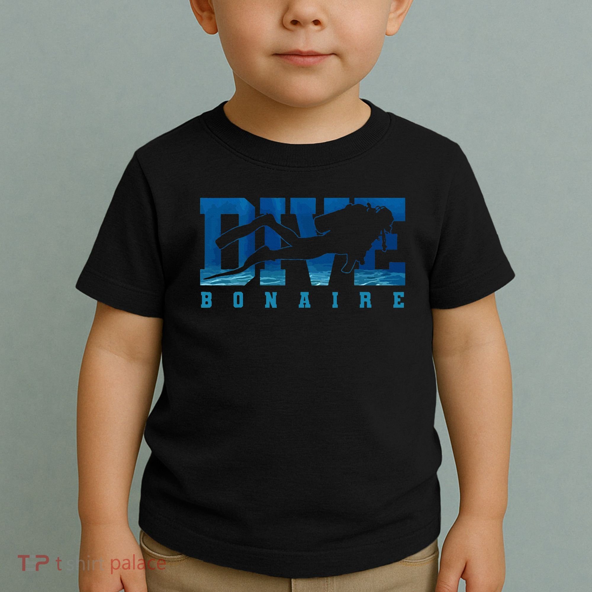 Diver Bonaire Caribbean Islands Souvenir Gift For Diver Toddler T-Shirt