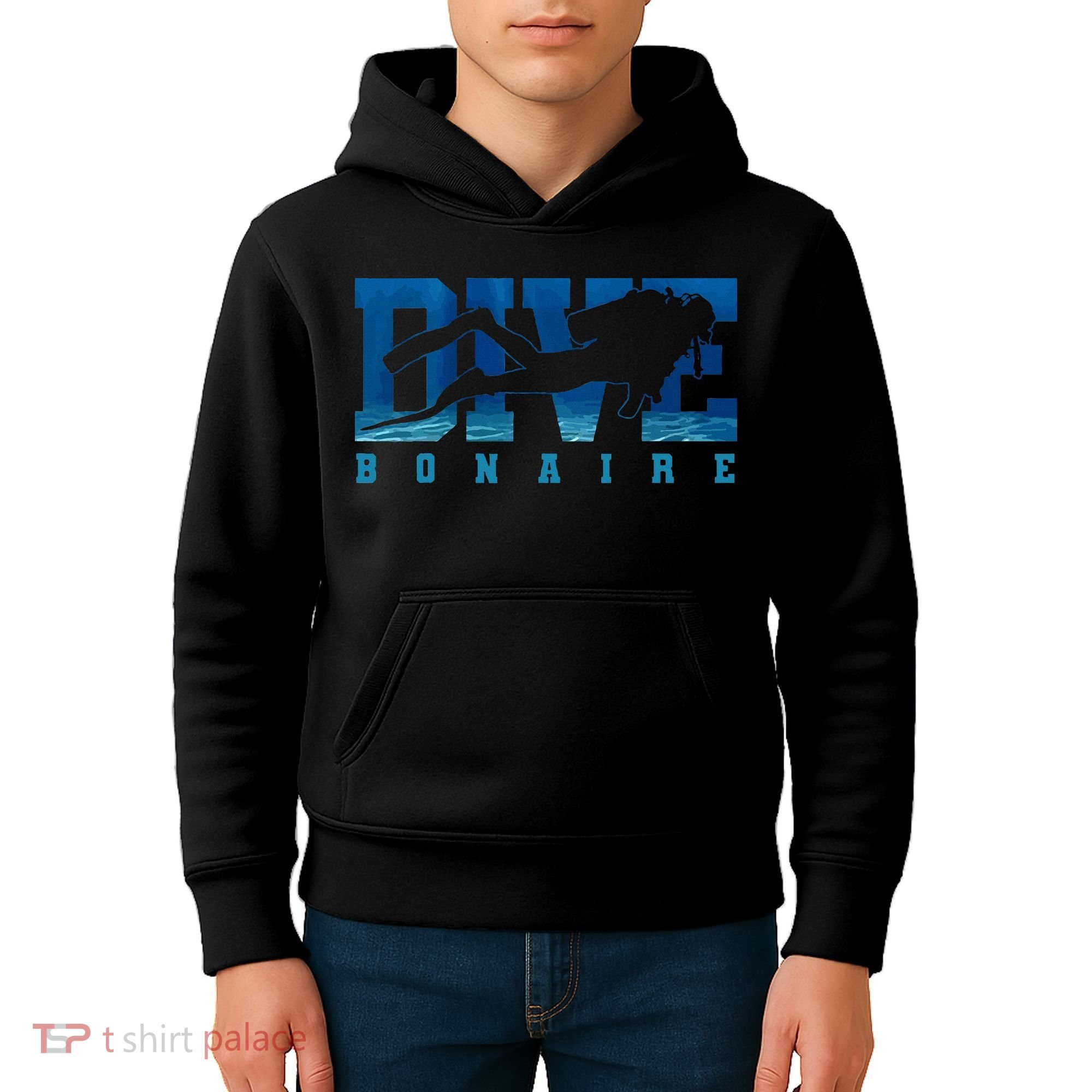 Diver Bonaire Caribbean Islands Souvenir Gift For Diver Kids Hoodie